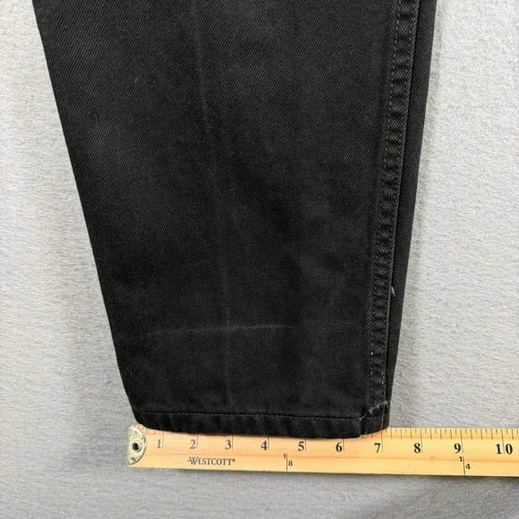 Vintage Levis 550 Relaxed Fit‎ Jeans Mens W34 L34 Black Denim Pants Y2K - Picture 7 of 15